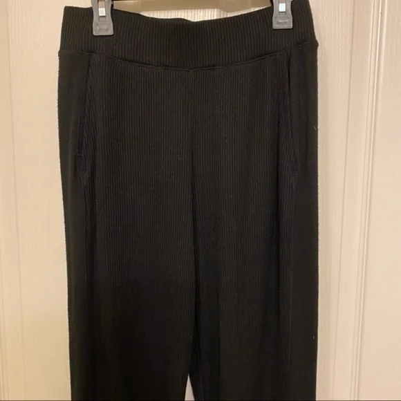 rag & bone Rib Knit Joggers in Black Size S - Picture 5 of 12